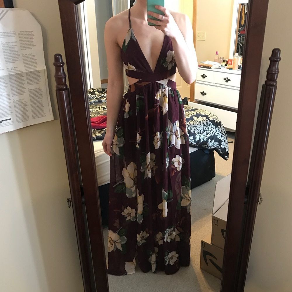 Floral maxi dress